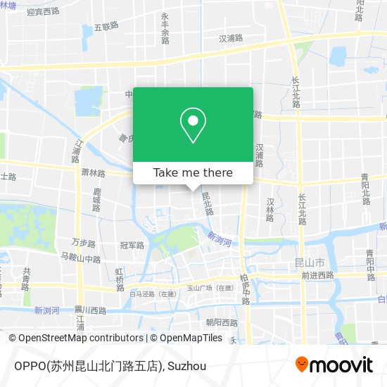 OPPO(苏州昆山北门路五店) map