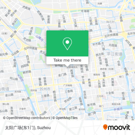 太阳广场(东1门) map
