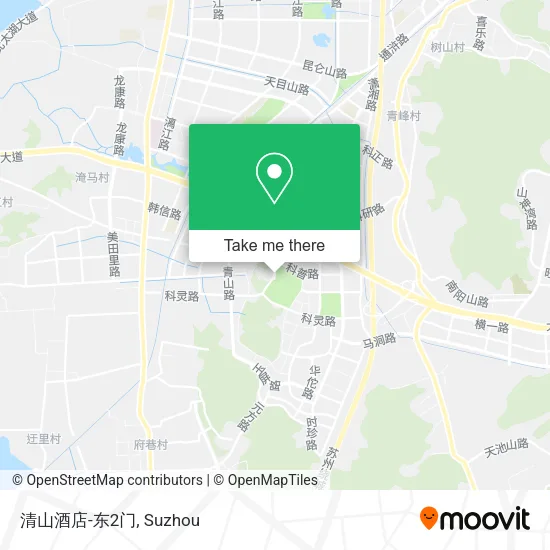 清山酒店-东2门 map