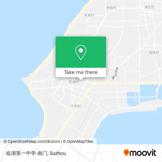临湖第一中学-南门 map