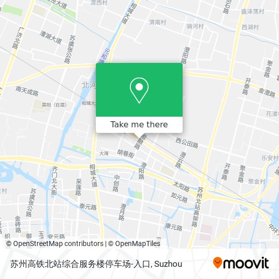 苏州高铁北站综合服务楼停车场-入口 map