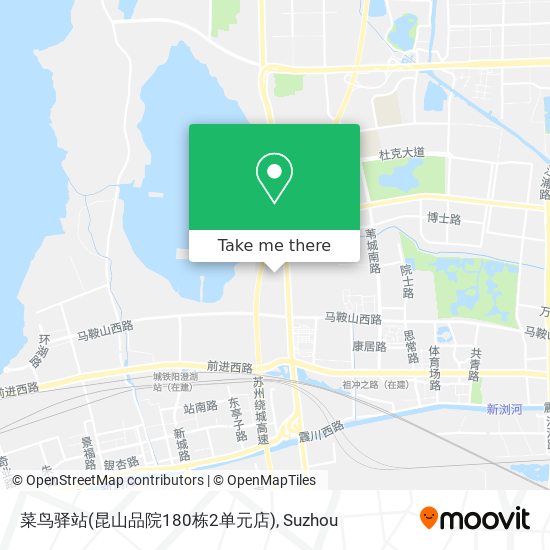 菜鸟驿站(昆山品院180栋2单元店) map