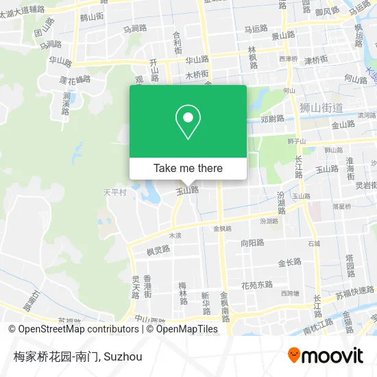 梅家桥花园-南门 map