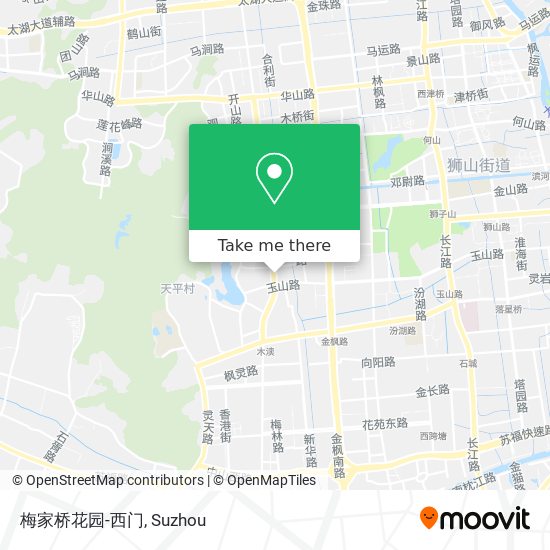 梅家桥花园-西门 map