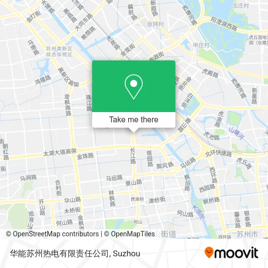华能苏州热电有限责任公司 map