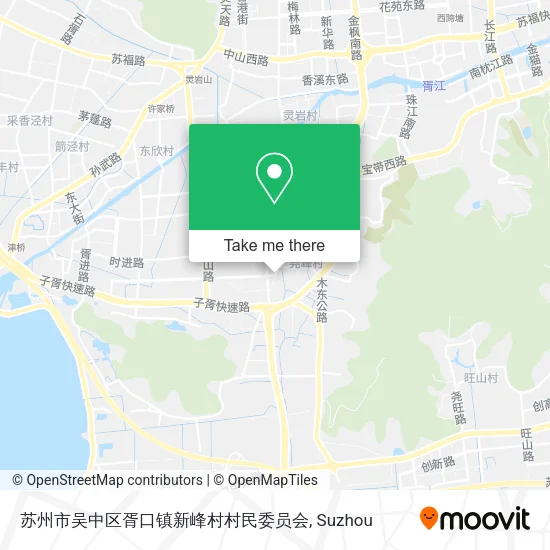 苏州市吴中区胥口镇新峰村村民委员会 map