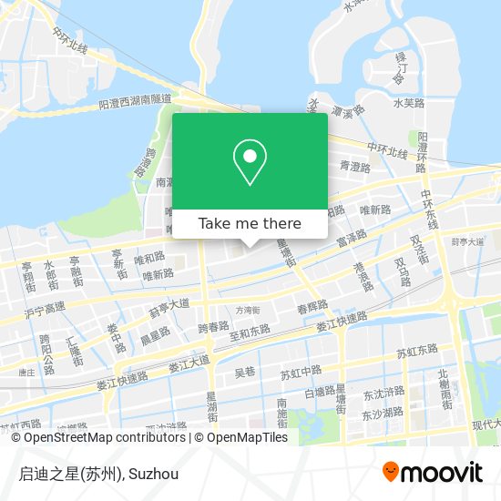 启迪之星(苏州) map