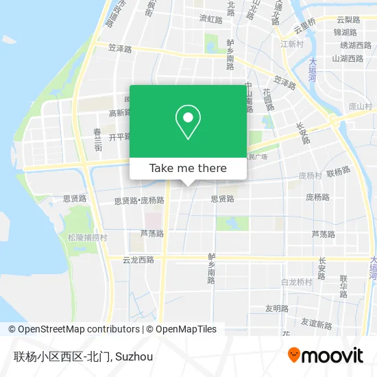 联杨小区西区-北门 map