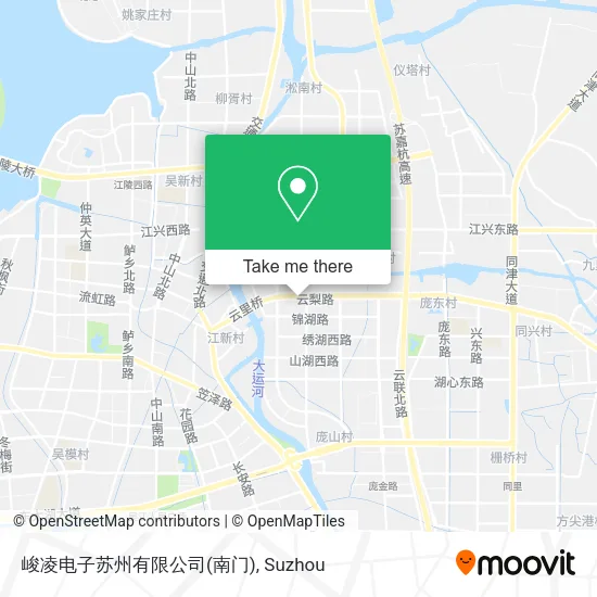 峻凌电子苏州有限公司(南门) map