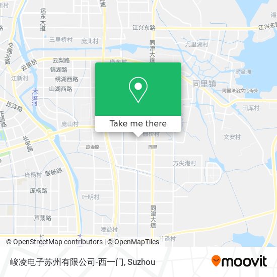 峻凌电子苏州有限公司-西一门 map