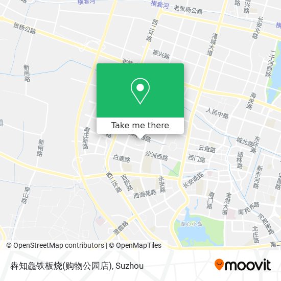 犇知鱻铁板烧(购物公园店) map
