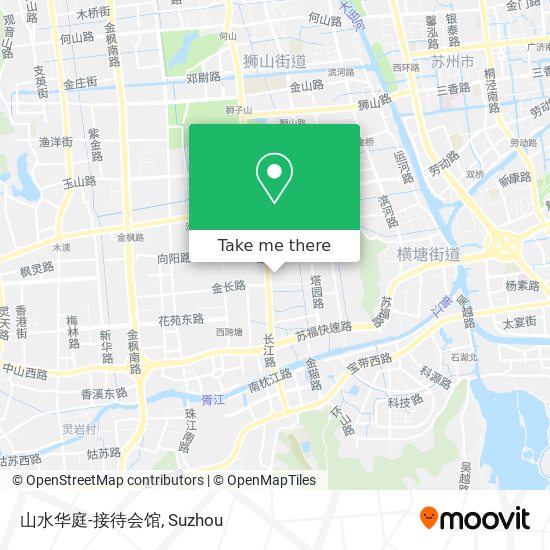 山水华庭-接待会馆 map