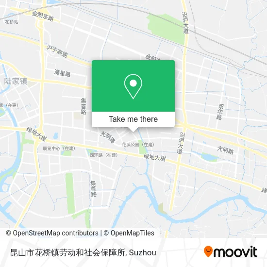 昆山市花桥镇劳动和社会保障所 map