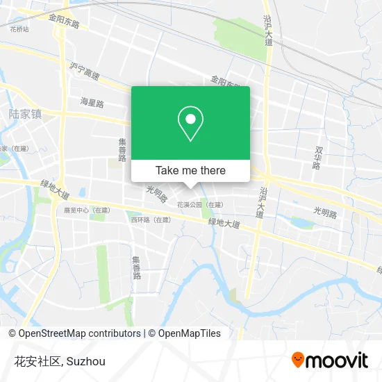 花安社区 map