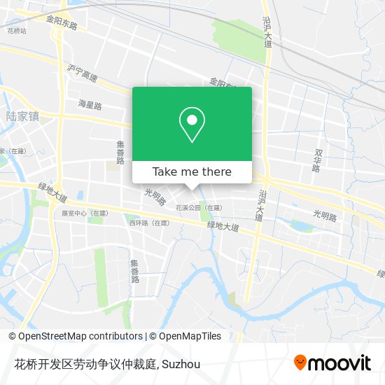 花桥开发区劳动争议仲裁庭 map