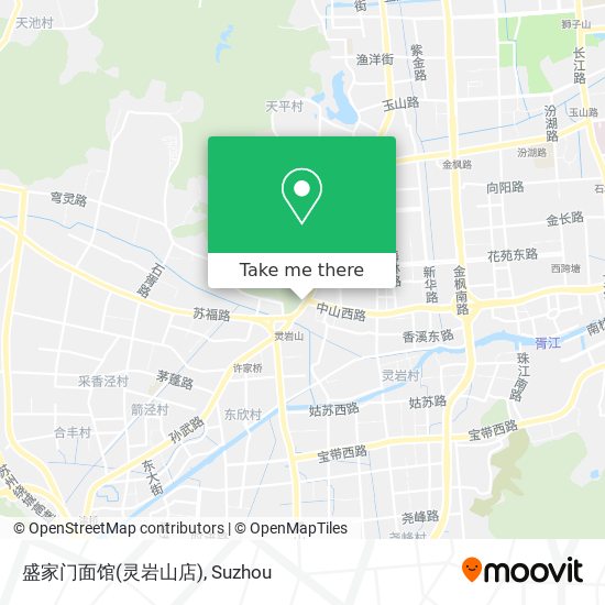 盛家门面馆(灵岩山店) map