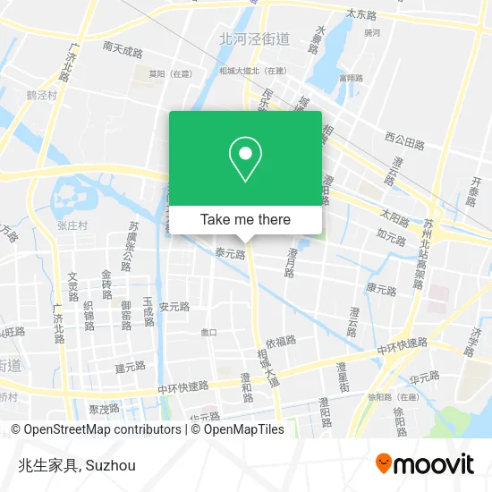 兆生家具 map