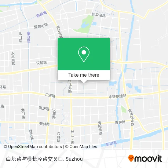 白塔路与横长泾路交叉口 map