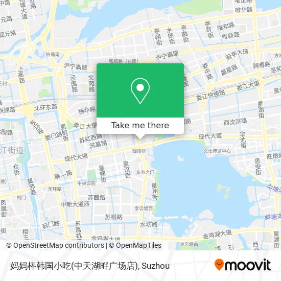妈妈棒韩国小吃(中天湖畔广场店) map