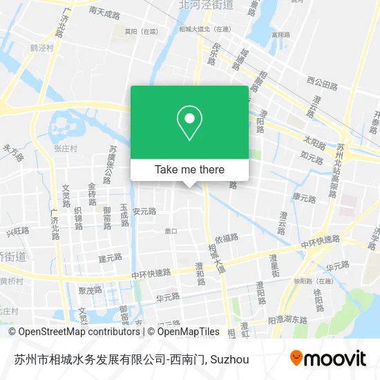 苏州市相城水务发展有限公司-西南门 map