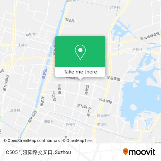 C505与澄阳路交叉口 map