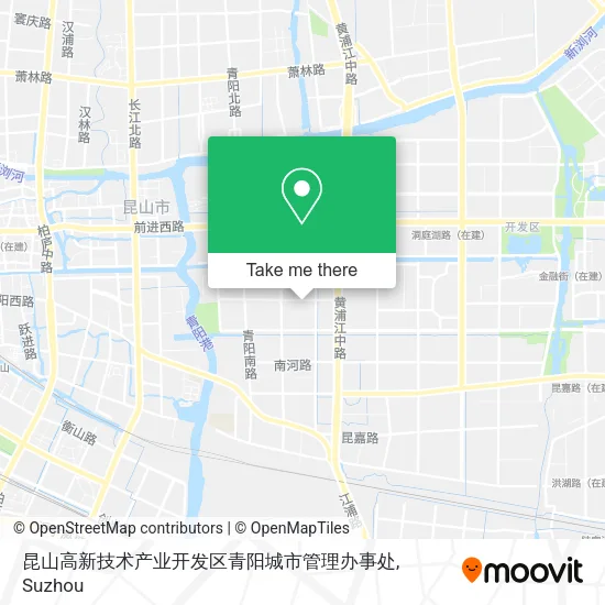 昆山高新技术产业开发区青阳城市管理办事处 map