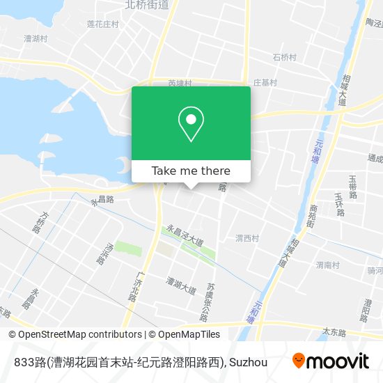 833路(漕湖花园首末站-纪元路澄阳路西) map