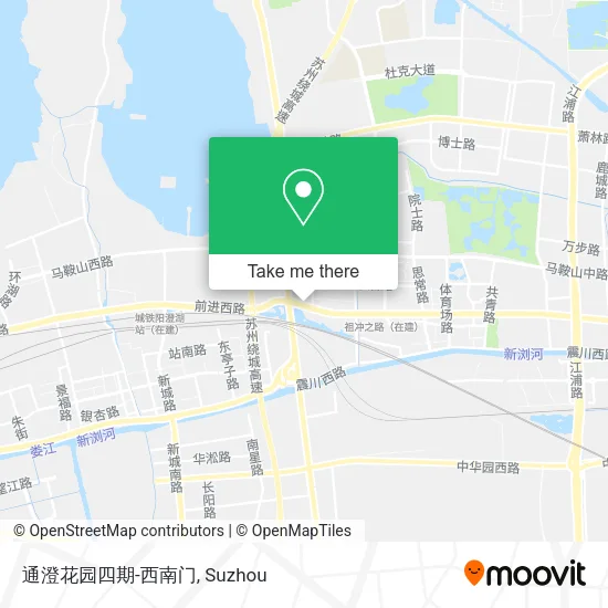 通澄花园四期-西南门 map