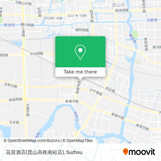 花居酒店(昆山高铁南站店) map