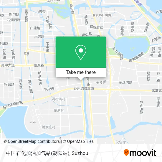 中国石化加油加气站(朝阳站) map