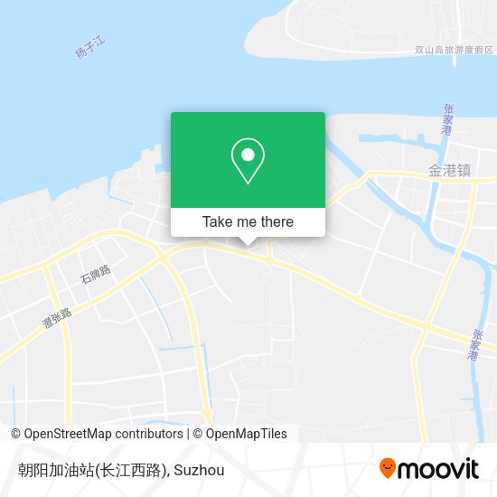 朝阳加油站(长江西路) map