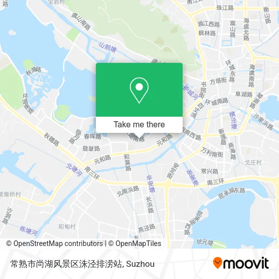 常熟市尚湖风景区洙泾排涝站 map