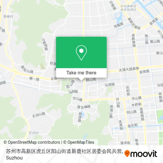 苏州市高新区虎丘区阳山街道新鹿社区居委会民兵营 map