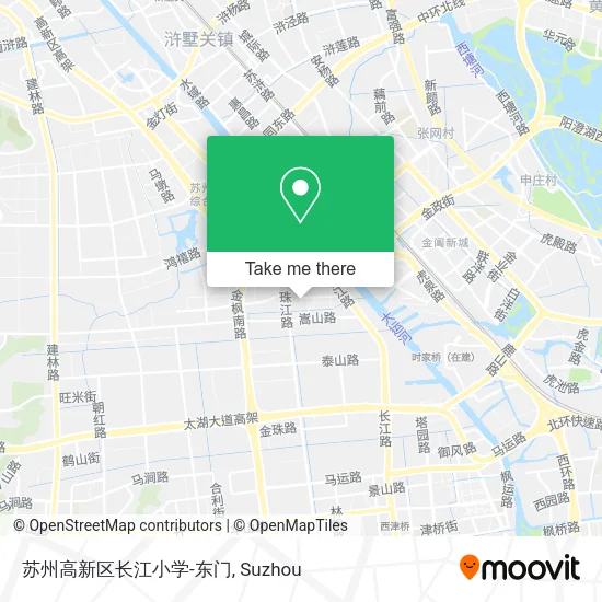 苏州高新区长江小学-东门 map