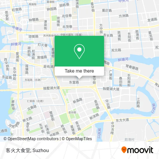 客火大食堂 map
