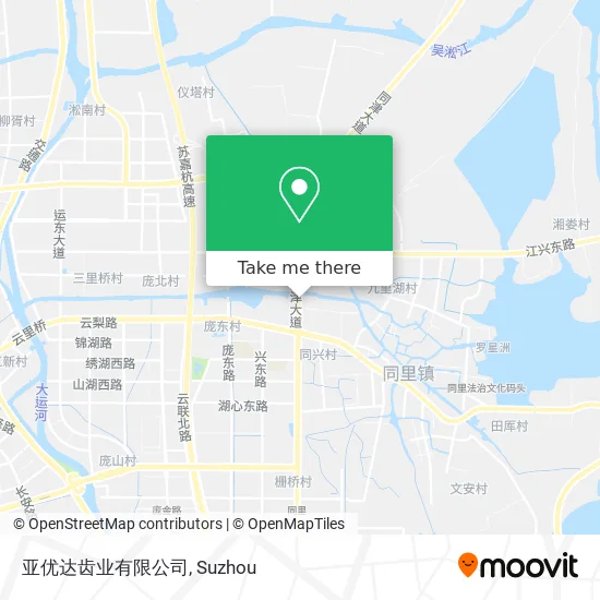 亚优达齿业有限公司 map
