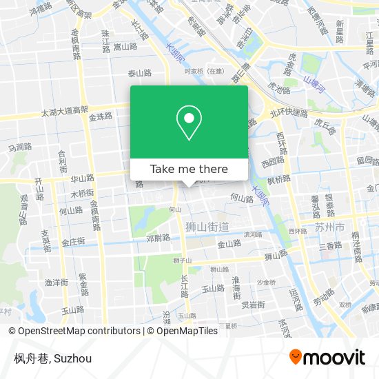 枫舟巷 map