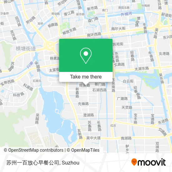 苏州一百放心早餐公司 map
