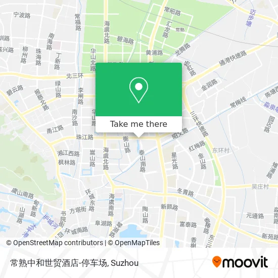 常熟中和世贸酒店-停车场 map