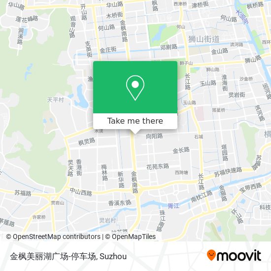 金枫美丽湖广场-停车场 map
