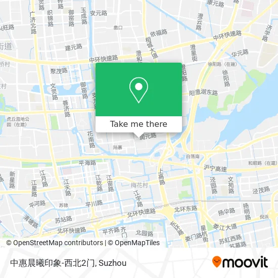 中惠晨曦印象-西北2门 map