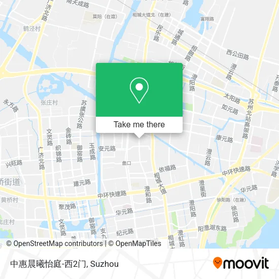 中惠晨曦怡庭-西2门 map