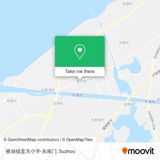 横扇镇蓝天小学-东南门 map