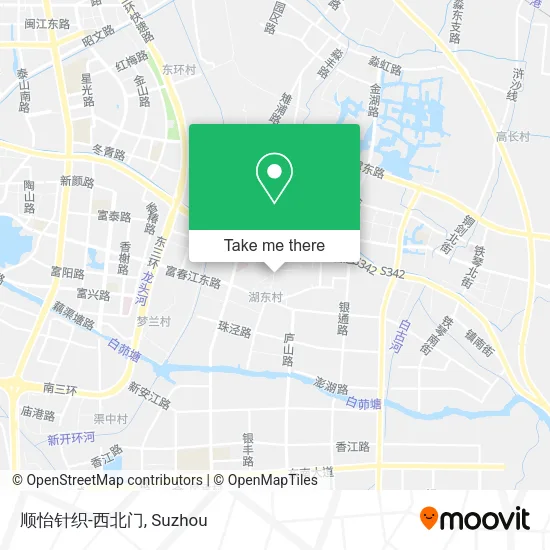 顺怡针织-西北门 map