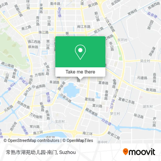 常熟市湖苑幼儿园-南门 map
