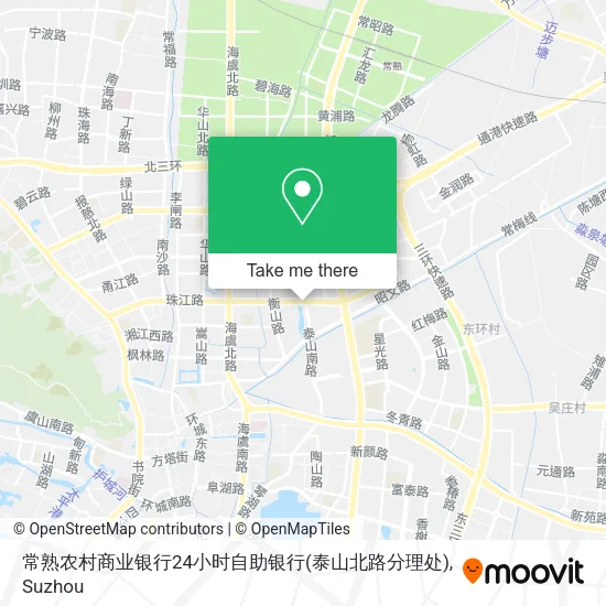 常熟农村商业银行24小时自助银行(泰山北路分理处) map