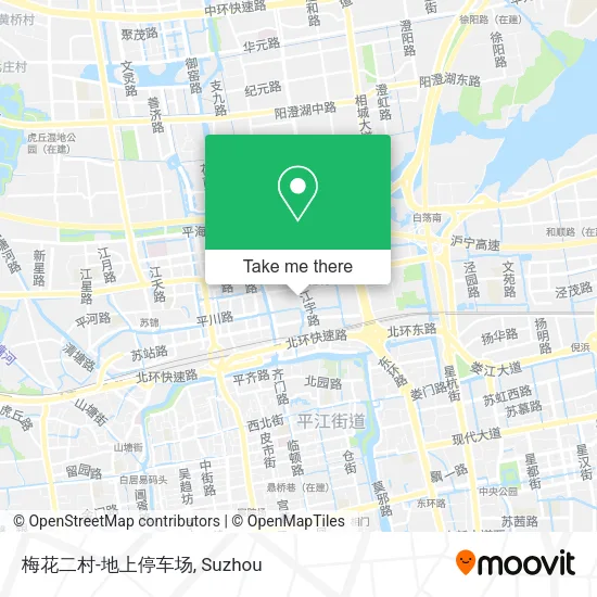 梅花二村-地上停车场 map
