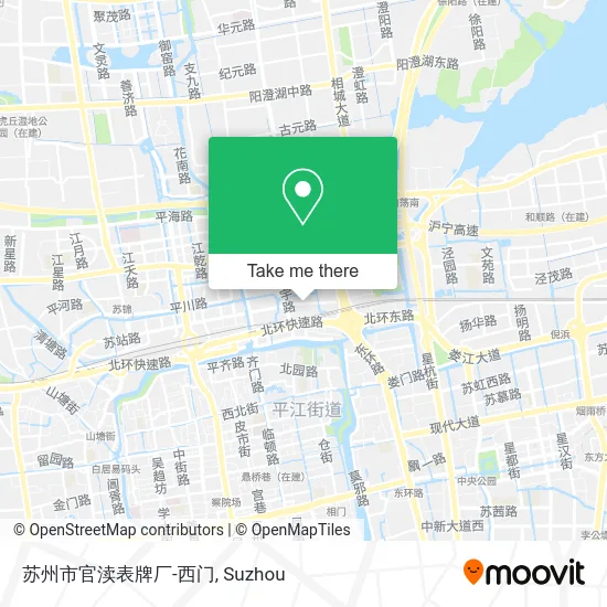 苏州市官渎表牌厂-西门 map