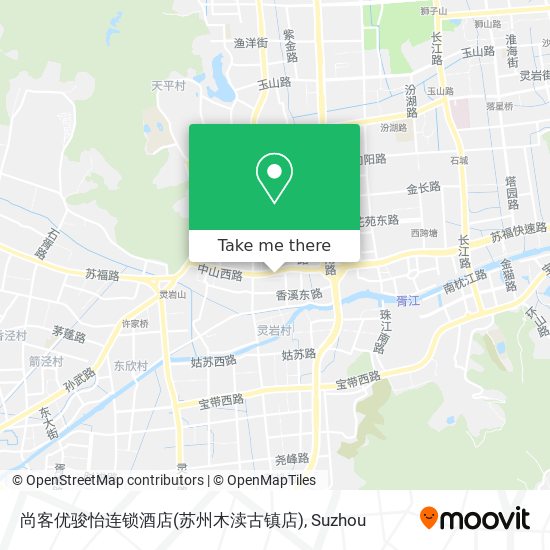 尚客优骏怡连锁酒店(苏州木渎古镇店) map