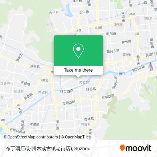 布丁酒店(苏州木渎古镇老街店) map
